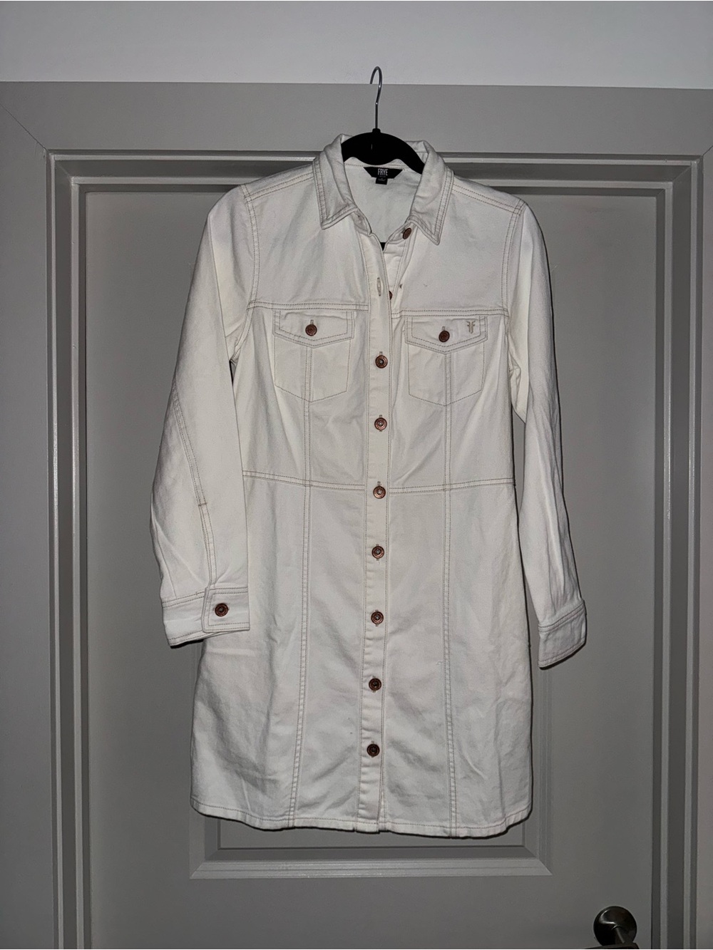 Frye Kaki Denim Dress